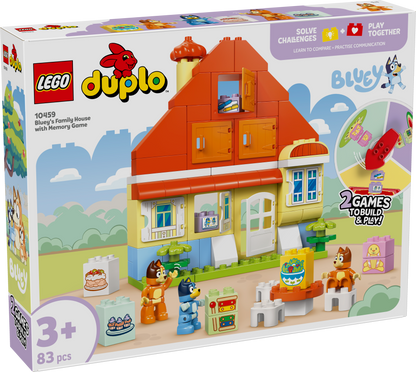 10459 Bluey's Family House with Memory Game