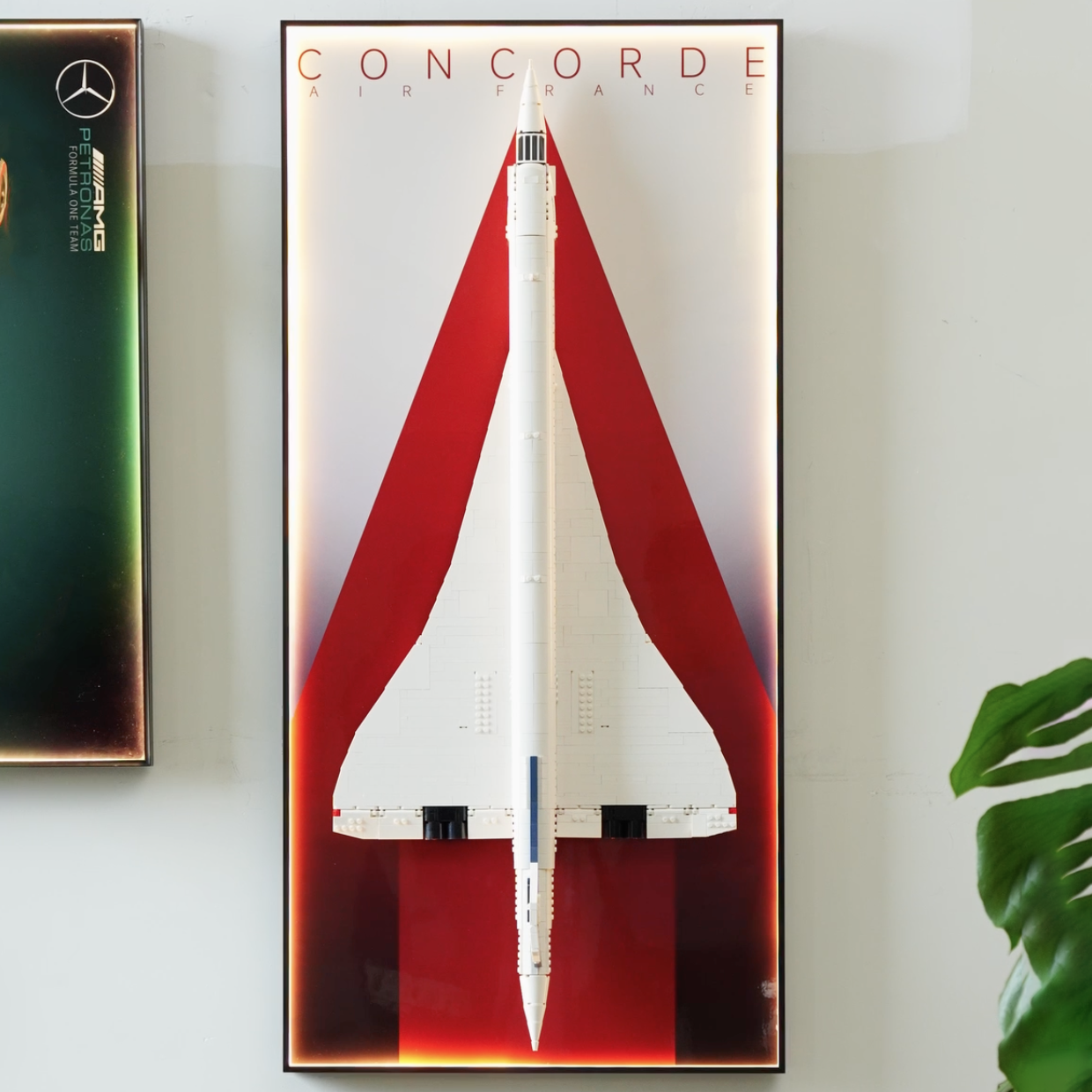 Wall Display Frames  for LEGO® ICONS Concorde 10318