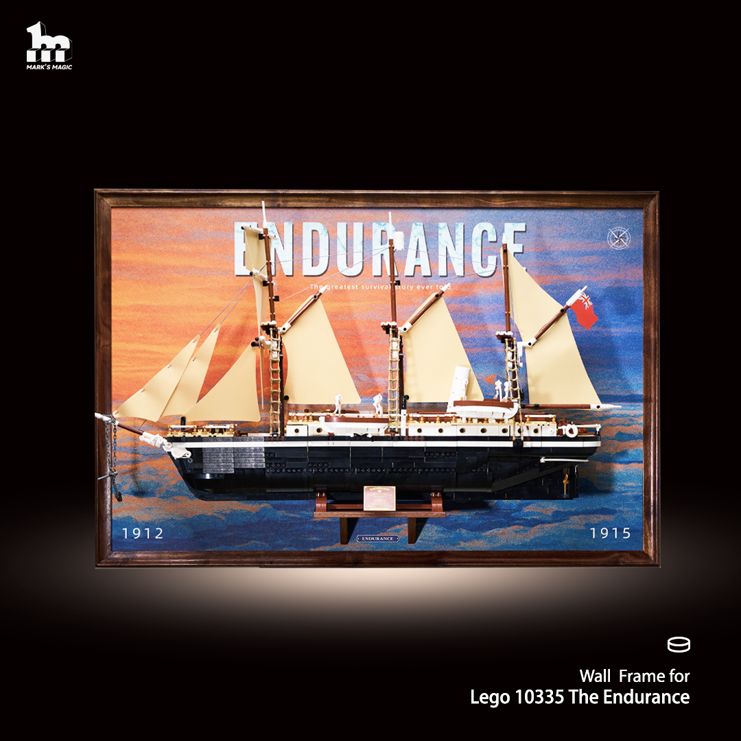 Wall Display Frame for Lego ICONS 10335 The Endurance