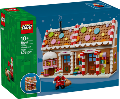 40809 Festive Gingerbread House