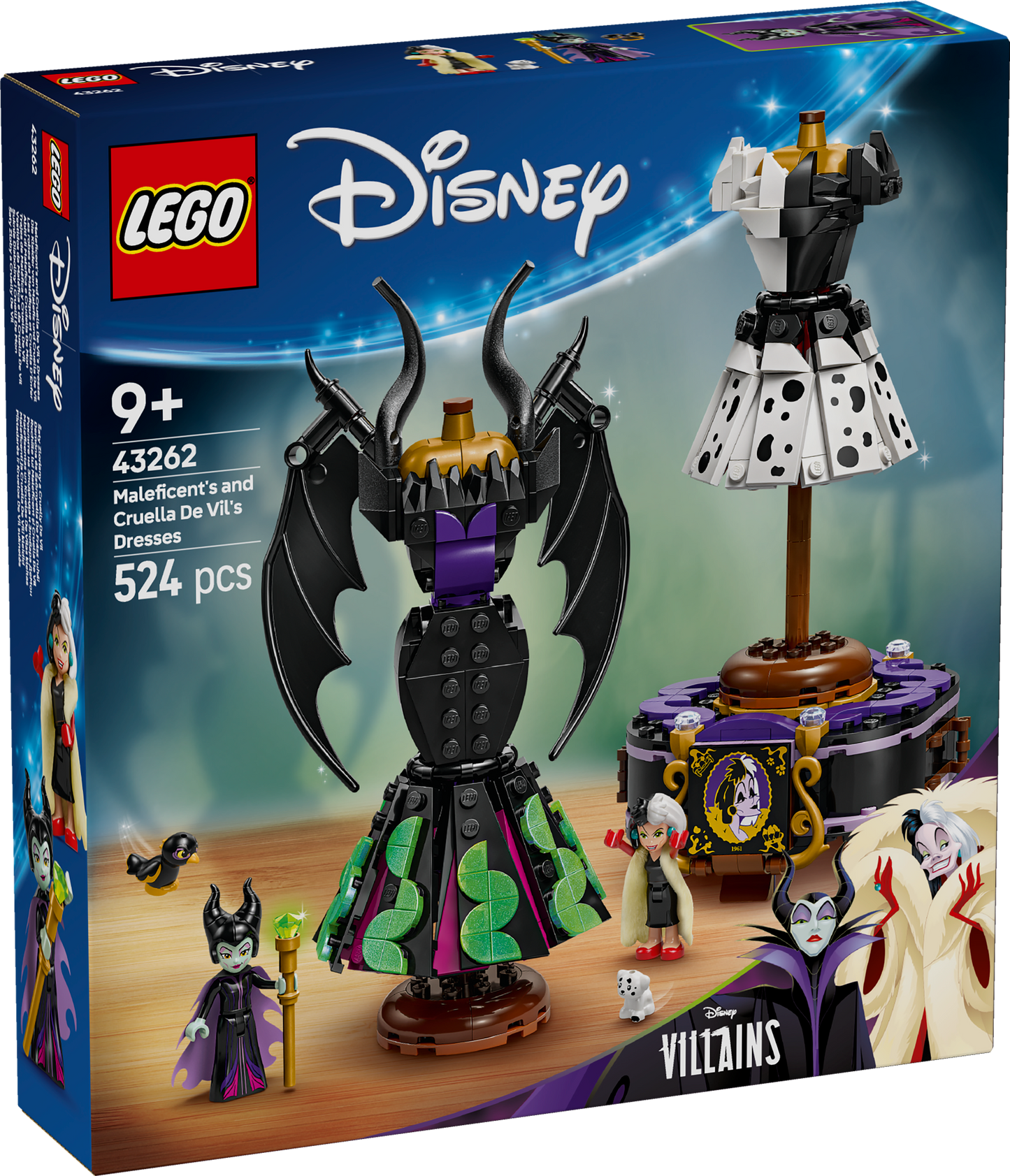 43262 Maleficent's and Cruella De'Vils Dresses