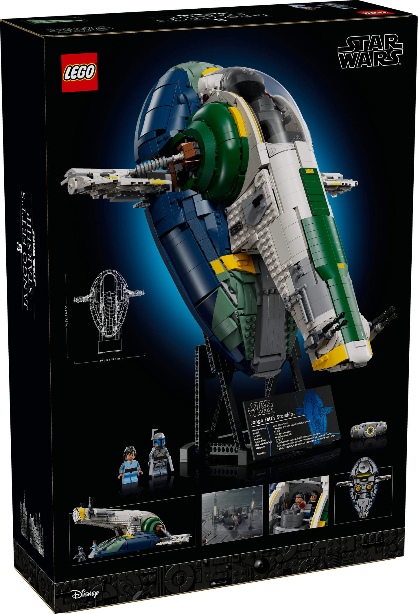 75409 Jango Fett's Firespray-Class Starship