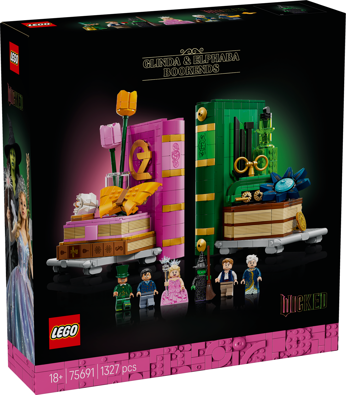 75691 Glinda & Elphaba Bookends
