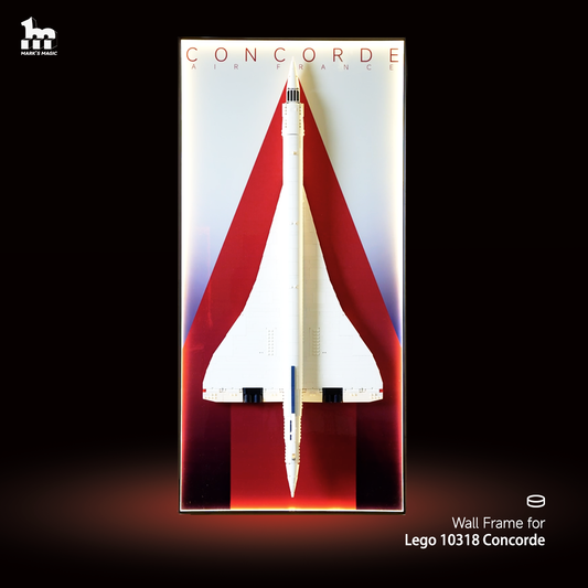 Mark’s Magic  x  Stéphane Beilliard｜Wall Display Frames  for LEGO® ICONS Concorde 10318.